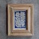 Vintage Finish Hand Painted Kalamkari Elephant Frame